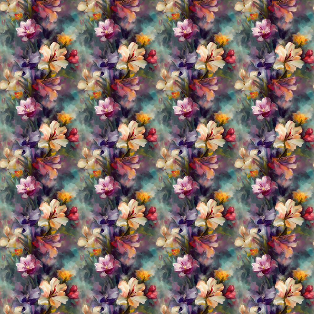 Beautiful Romantic Flowers Chic Floral Pattern Recycled unisex sports jersey