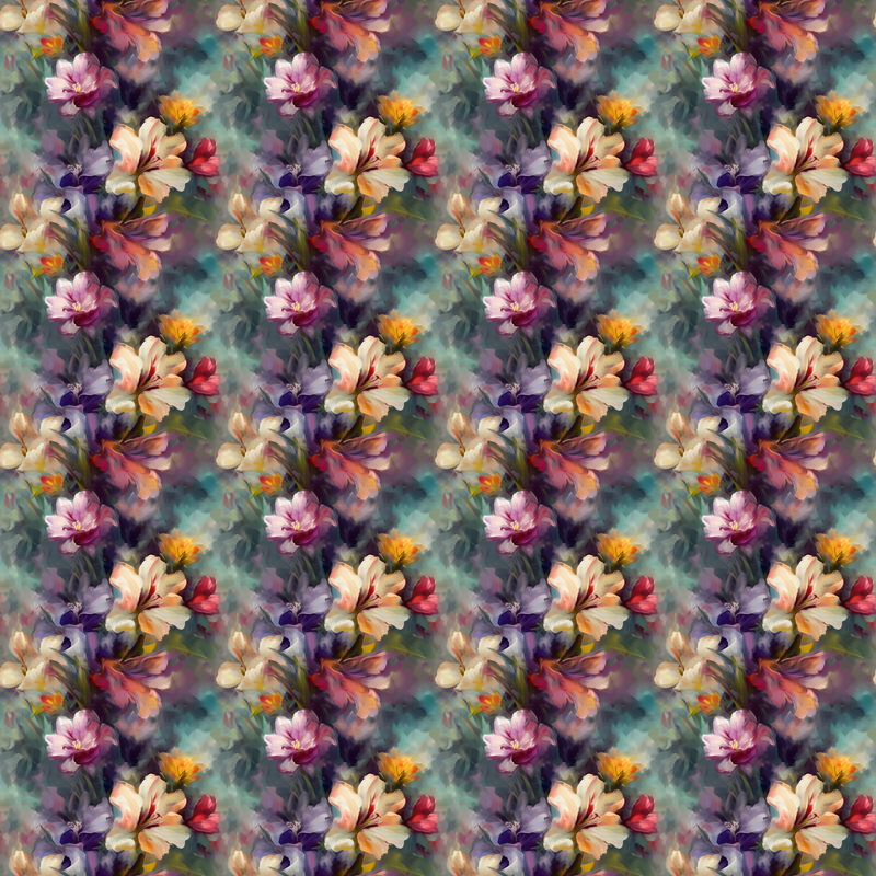 Beautiful Romantic Flowers Chic Floral Pattern Reversible bucket hat