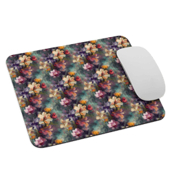 Beautiful Romantic Flowers Chic Floral Pattern Mouse pad