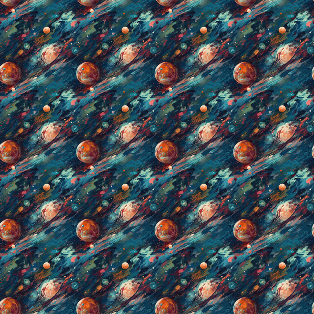 Watercolor Outer Space Planets Galaxy Pattern Yoga Capri Leggings