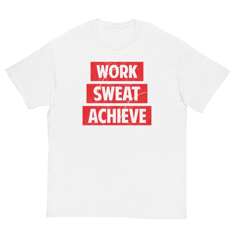 Work Sweat Achieve Men's classic tee