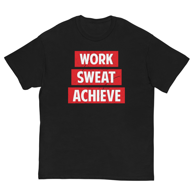Work Sweat Achieve Men's classic tee
