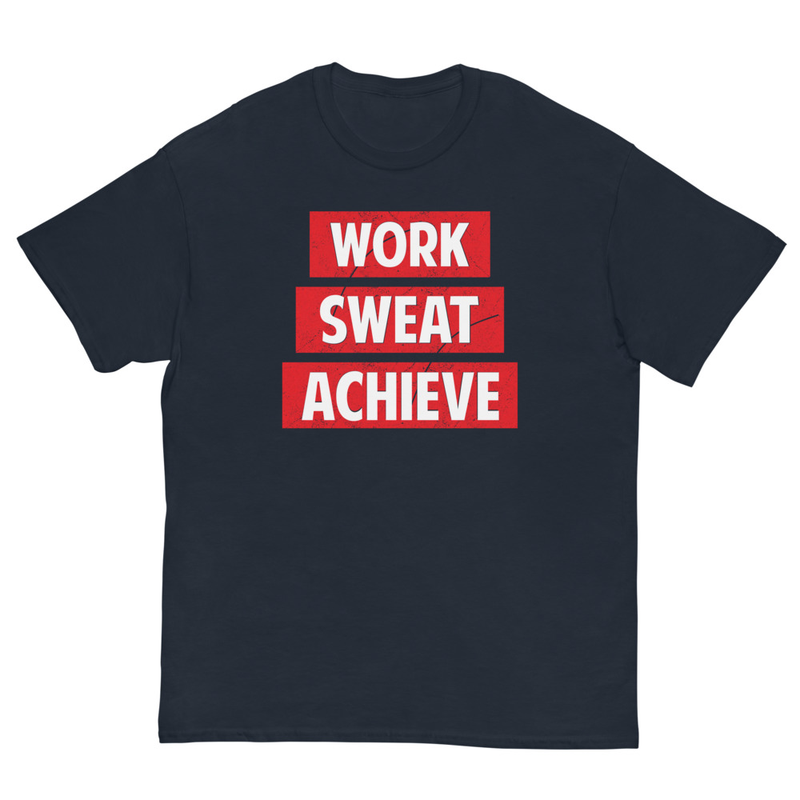 Work Sweat Achieve Men's classic tee