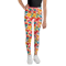 Colorful Watercolor Hearts Cute Girly Pattern Youth Leggings