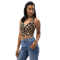 Leopard Skin Animal Pattern Crop Top