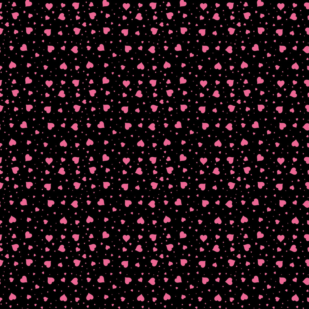 Pink Hearts on the Black Background Basketball socks