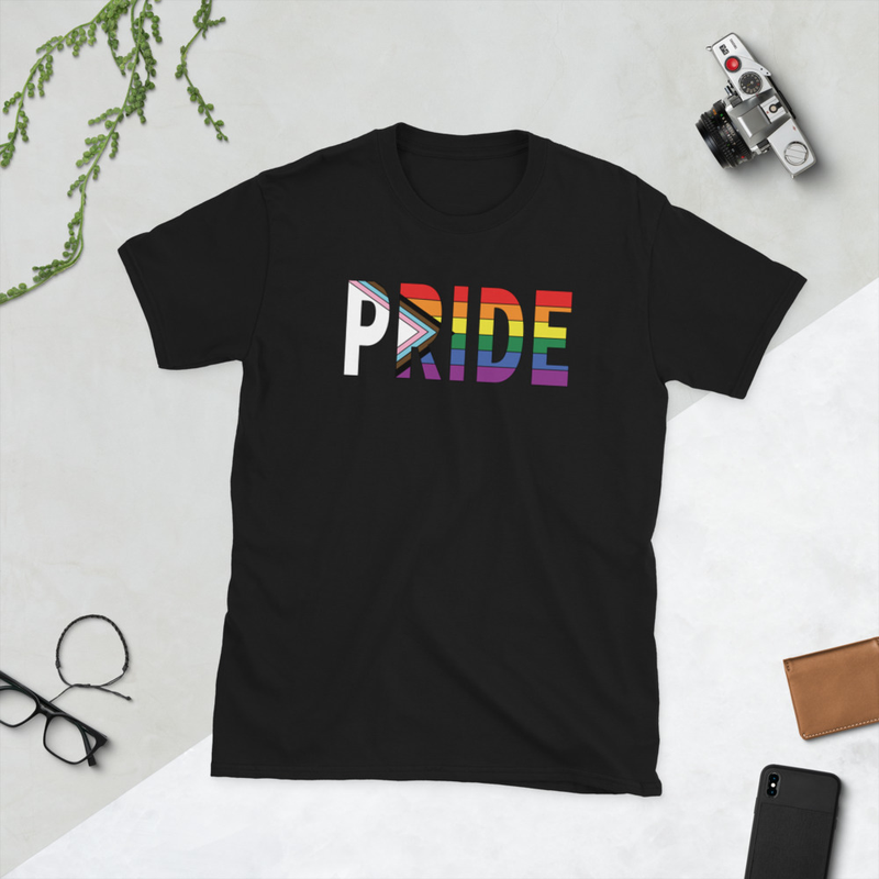 MODERN PRIDE FLAG Short-Sleeve Unisex T-Shirt