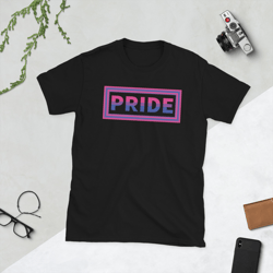 bisexual flag frame pride fshort-sleeve unisex t-shirt