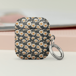 daisy flowers retro seamless pattern case for airpods®