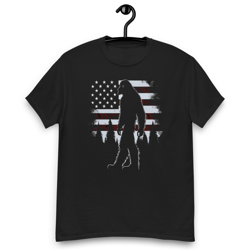 bigfoot on the background of the america men's classic tee