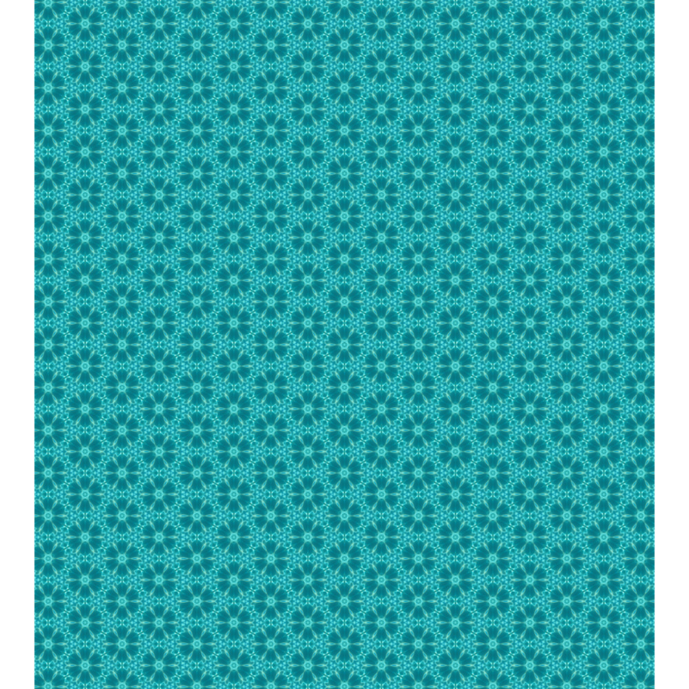 Aquatic Flowers Seamless Pattern Unisex Hoodie