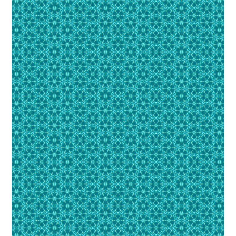 Aquatic Flowers Seamless Pattern Youth Rash Guard