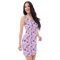 Cartoon Love Hearts Pattern Sublimation Cut & Sew Dress
