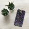Neon Sparkle Flowers Pattern Snap case for iPhone®