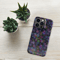 Neon Sparkle Flowers Pattern Snap case for iPhone®