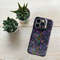 Neon Sparkle Flowers Pattern Snap case for iPhone®