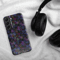 Neon Sparkle Flowers Pattern Snap case for Samsung®