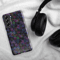 Neon Sparkle Flowers Pattern Snap case for Samsung®