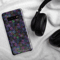 Neon Sparkle Flowers Pattern Snap case for Samsung®