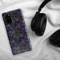 Neon Sparkle Flowers Pattern Snap case for Samsung®