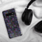 Neon Sparkle Flowers Pattern Snap case for Samsung®