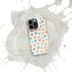 colored stars seamless pattern snap case for iphone®