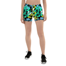 turning point abstract pattern shorts