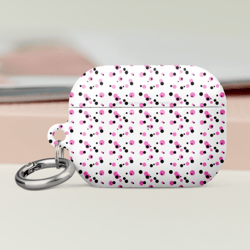 Pink and Black Dots Pattern Case for AirPods®