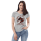 Sorry-Im-Late-My-Cat-Was-Sitting-on-Me.Women's fitted eco tee