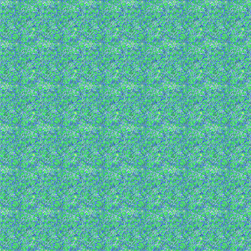 Green and Blue Modern Mozaic Unisex Hoodie