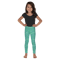 Green and Blue Modern Mozaic Kid's Leggings