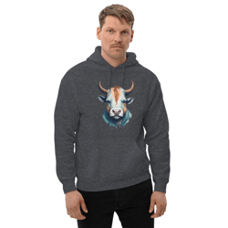 unisex hoodie fashionable bull
