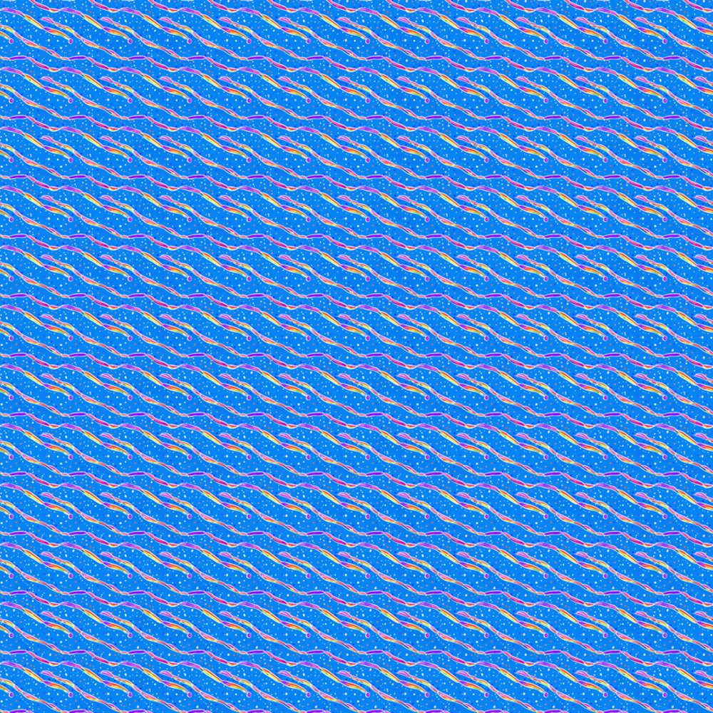 Blue Modern Chic Pattern Recycled unisex sports jersey