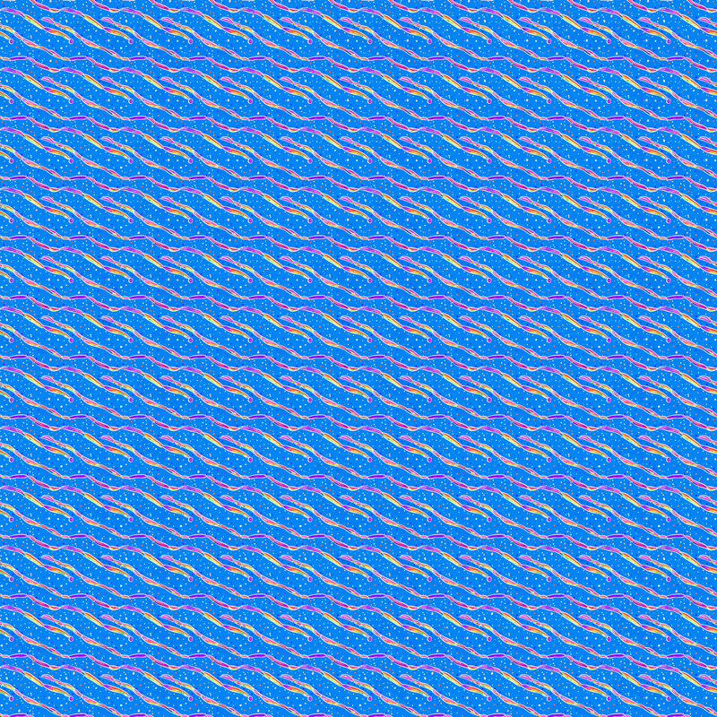 Blue Modern Chic Pattern Recycled unisex sports jersey