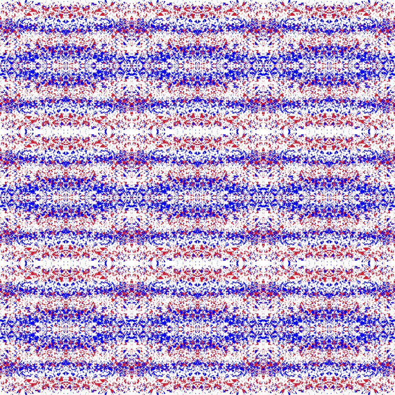 Fourth of July Fragmented Pattern Yoga Shorts