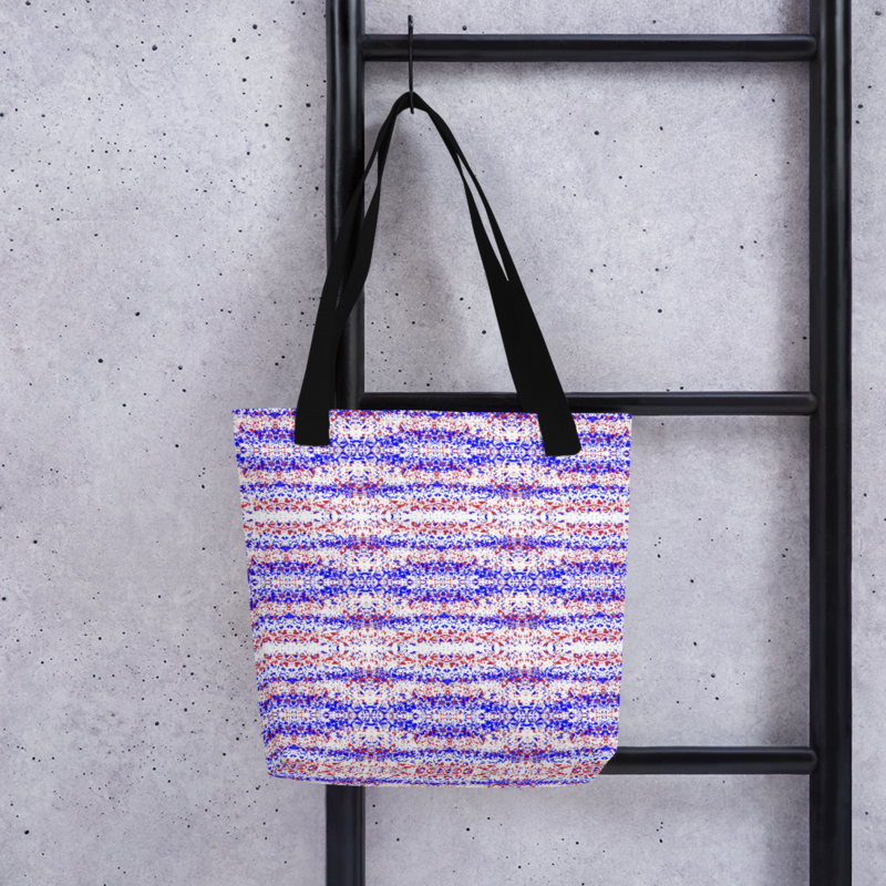 Fourth of July Fragmented Pattern Tote bag