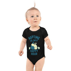 naptime is my happy hour,infant bodysuit