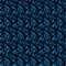 Blue and Black Rose Flowers Seamless Pattern Youth Rash Guard