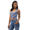 Daisy Flowers Floral Pattern Crop Top