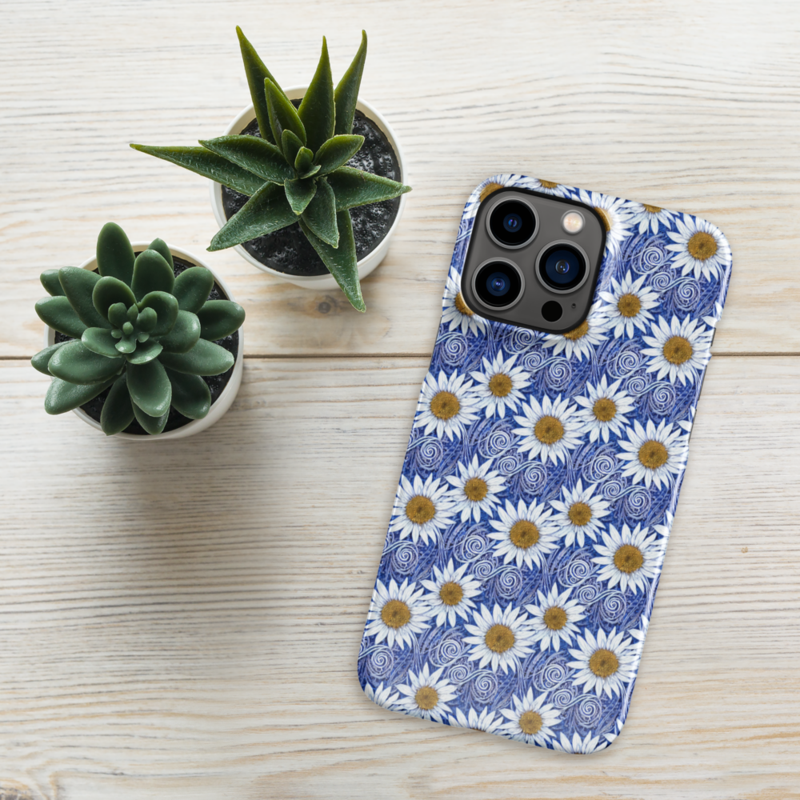 Daisy Flowers Floral Pattern Snap case for iPhone®