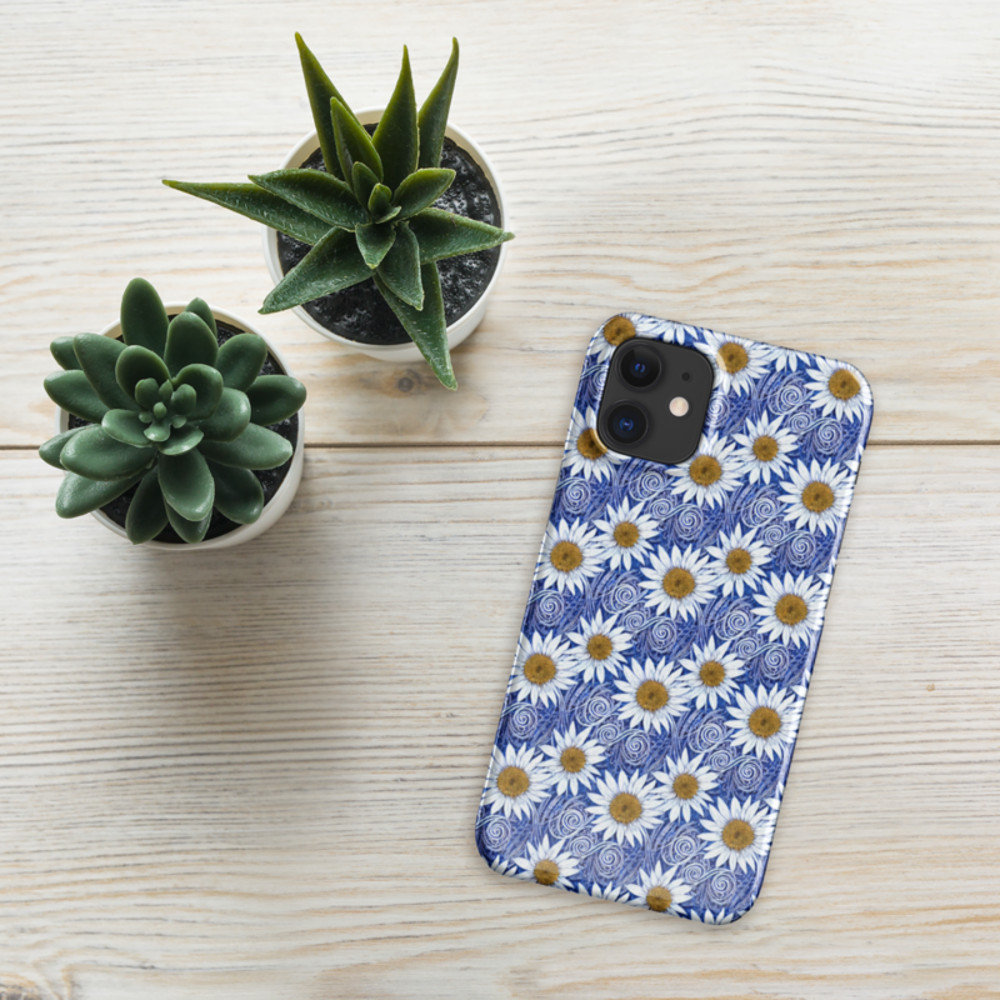 Daisy Flowers Floral Pattern Snap case for iPhone®