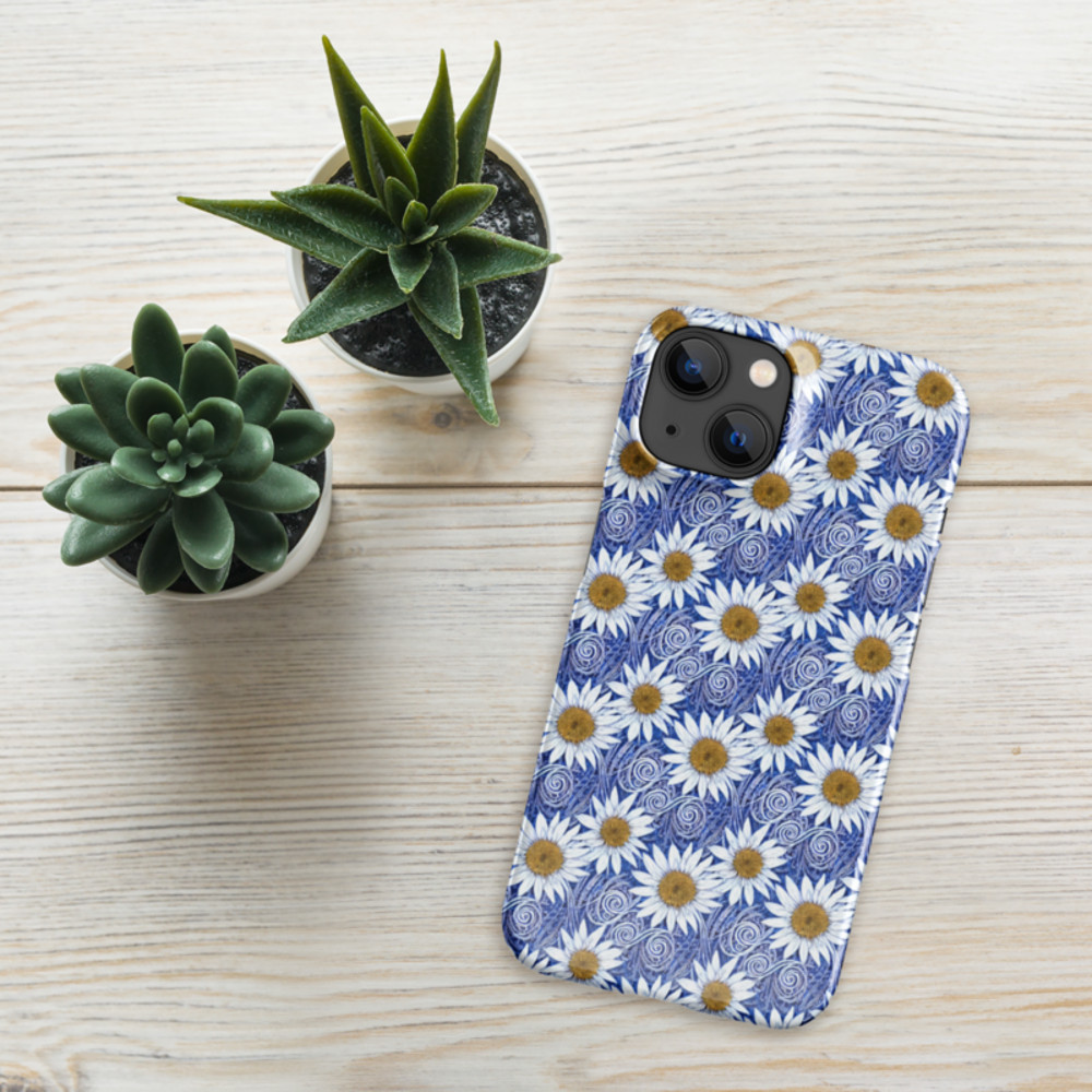 Daisy Flowers Floral Pattern Snap case for iPhone®