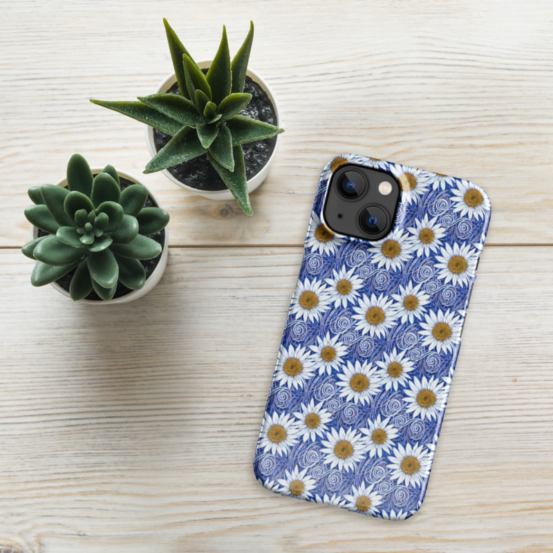 Daisy Flowers Floral Pattern Snap case for iPhone®