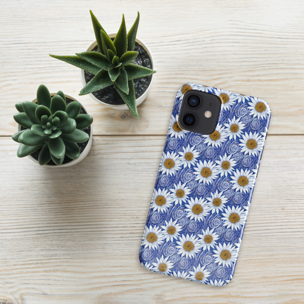 Daisy Flowers Floral Pattern Snap case for iPhone®