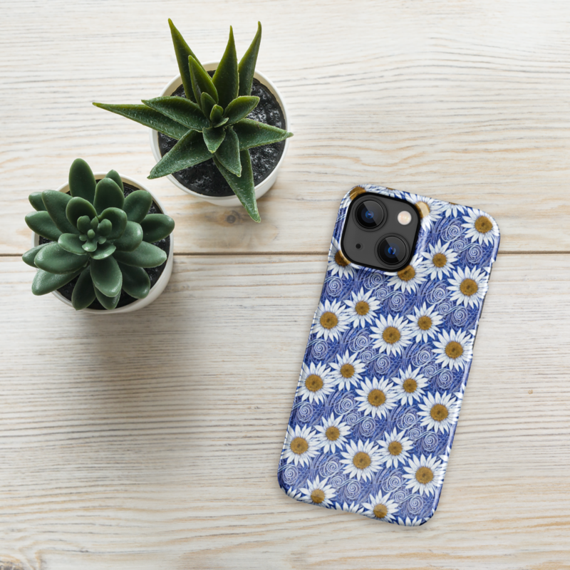 Daisy Flowers Floral Pattern Snap case for iPhone®