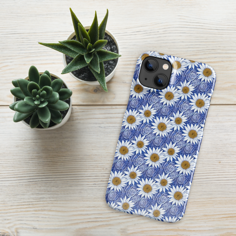Daisy Flowers Floral Pattern Snap case for iPhone®