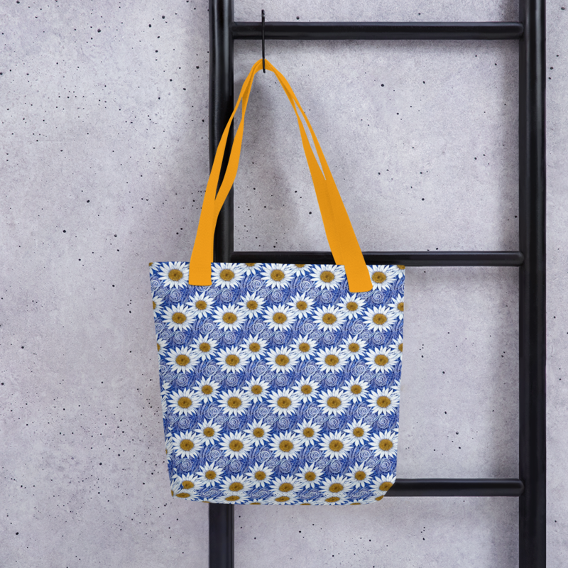 Daisy Flowers Floral Pattern Tote bag