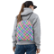 Pastel Rainbow Plaid Pattern Drawstring bag