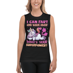 funny farting unicorn muscle shirt