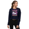 Funny Farting Unicorn Crop Sweatshirt